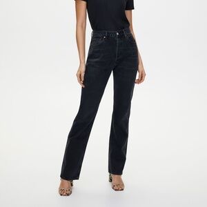 Agolde Lana Mid-rise Straight Jeans